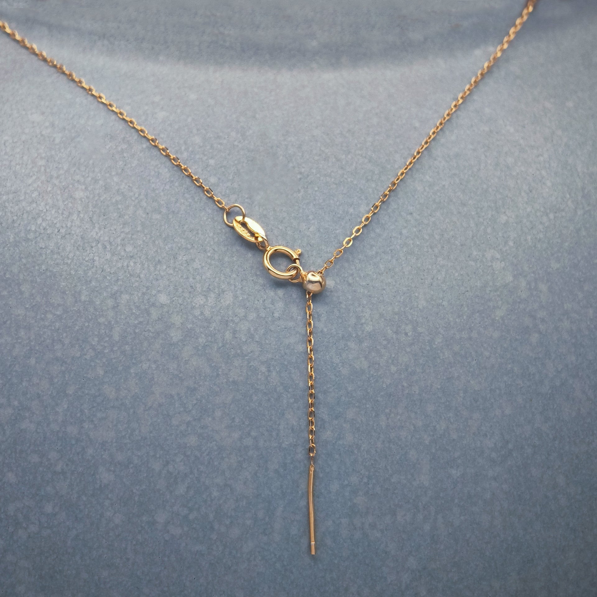 SOURIRE DORÉ. Round Pearl Chain Necklace - Gold