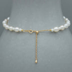 COQUETTERIE BAROQUE  - mixed pearls - 18k gold